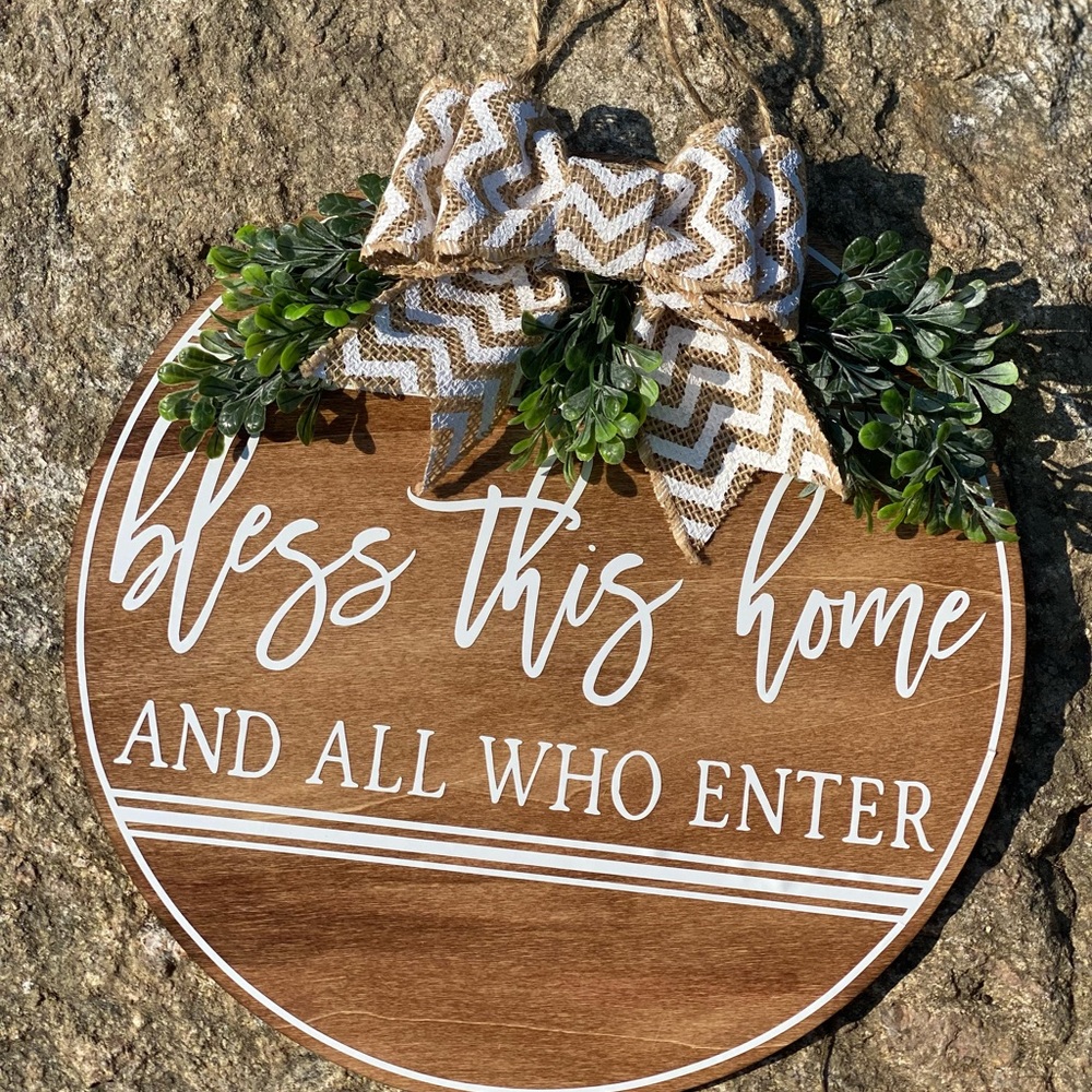 Round Front Door Hanger | Circle | Housewarming